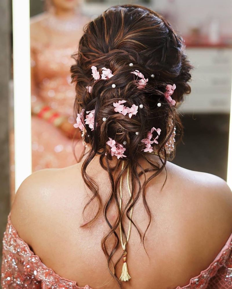 Bridal Hairstyles for Lehenga