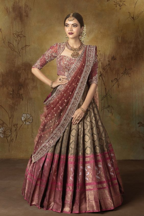 Half Lehenga Sarees