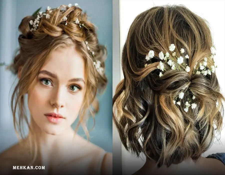 Hairstyles for Christian Bride with short hair