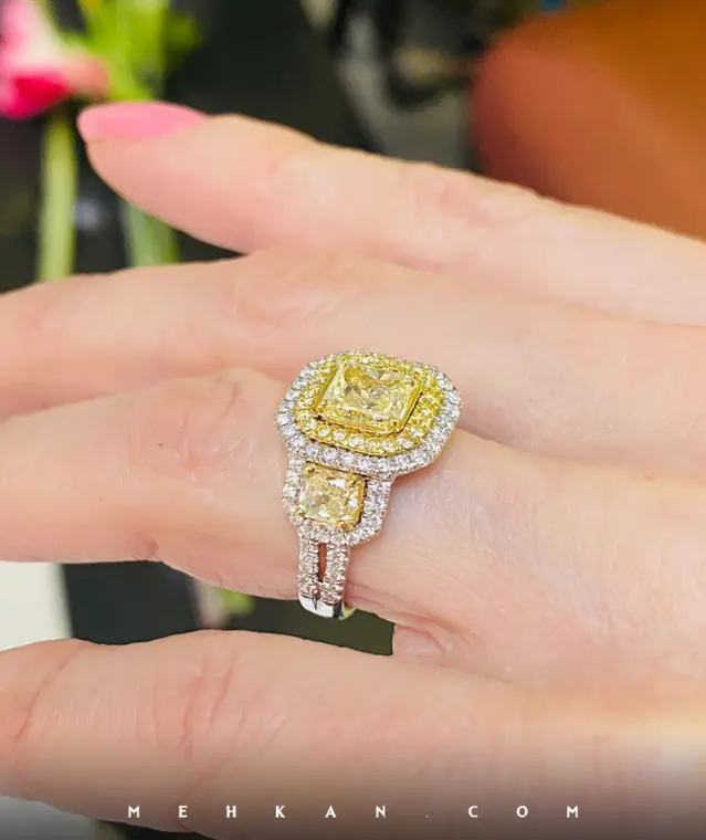 Yellow Diamond Rings for Brides