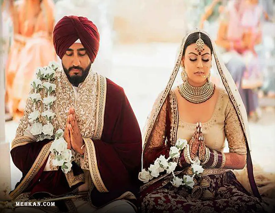 Palla Designs For Sikh Wedding