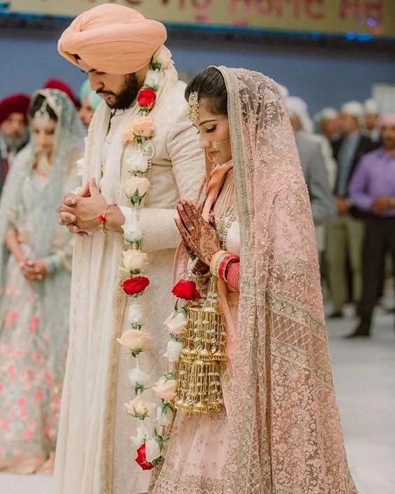Palla Designs for Sikh Wedding