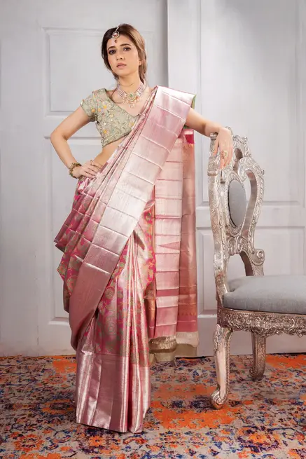 Tissue Sarees Outfit